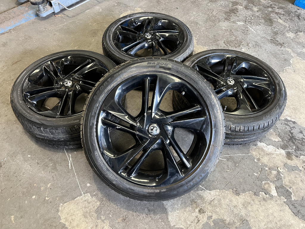 VAUXHALL CORSA 17" 4X100 ALLOY WHEELS + TYRES